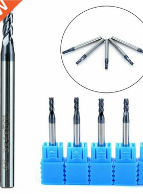 3mm End Mill 4 Flutes 5pcs CNC Carbide Cutter Cutting Diamet