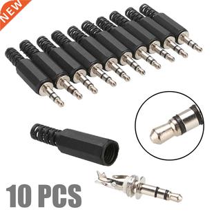 Male High .5mm Qual Microphone Black 10pcs Plug