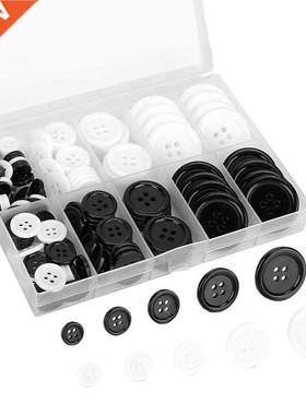160 Pcs Sewing Buttons Kit Sewing Flatback Resin Button