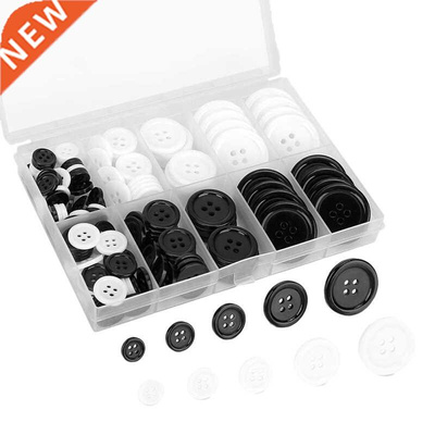 160 Pcs Sewing Buttons Kit Sewing Flatback Resin Button