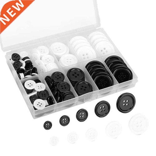 160 Pcs Sewing Buttons Kit Sewing Flatback Resin Button