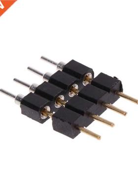 50 Pcs 4PIN Needle RGB LED Strip Connector Qualitied Male an