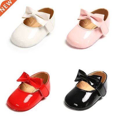 Newborn Baby Girls Shoes PU leather Buckle First Walkers Wit