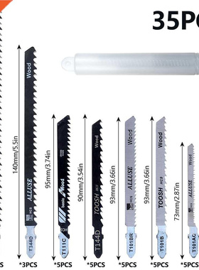 35/40Pcs Jg Saw Blade Jgsaw Blades Set Metal Wood Assorted