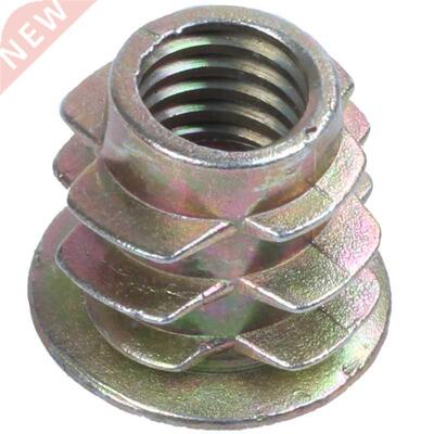 30 Pcs M6x10mm Hex Socket Screw in Thread Insert Nut for Woo