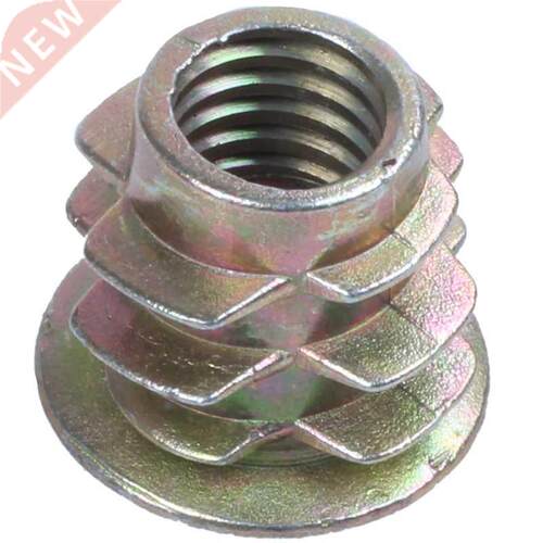 30 Pcs M6x10mm Hex Socket Screw in Thread Insert Nut for Woo