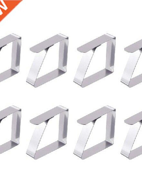 8/16 Pcs Tablecloth Clips Stainless Steel Table Cloth