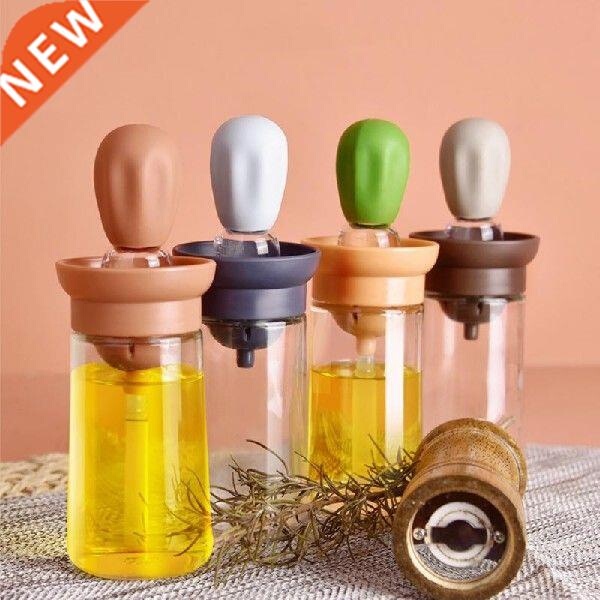 Silicone Oil Dispenser Kitchen Oil Dispenser With Brush