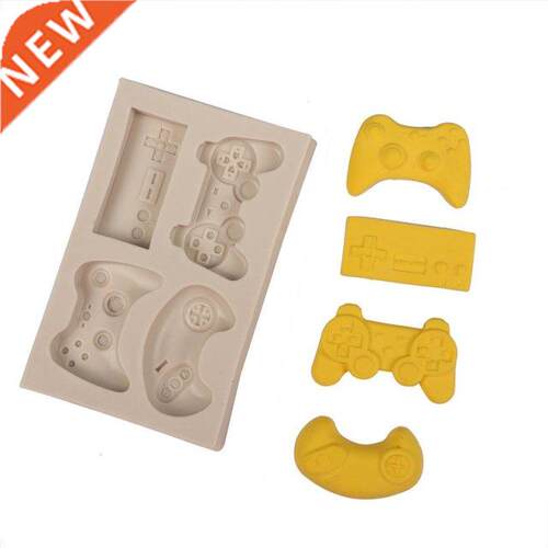 Bake Cake Mold 4hole Game Machine Fondant Silicone Jelly