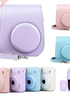 For Instax Mini 11 Camera Case PU Leather Soft Silicone ver