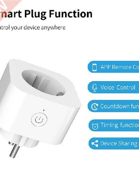 WiFi 10A Smart Plug Socket Tuya Remote Control Home