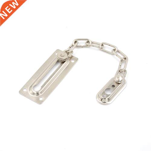 1pc Chrome Chain Door Safety Guard Latch Security Peep Bolt
