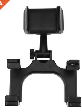 Black Car Rearview Mirror Mount Bracket Holder Phone Holder
