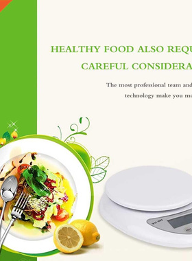 5Kg/1g Electronic Kitchen Scale Food Weighing Scales High Pr