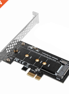 PCI-E .0 x1 to M.2 NVMe M Key Slot Converter Adapter with L