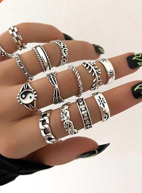 matching rings set for women anillo bagues bohemian jewelry