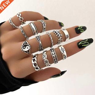 matching rings set for women anillo bagues bohemian jewelry