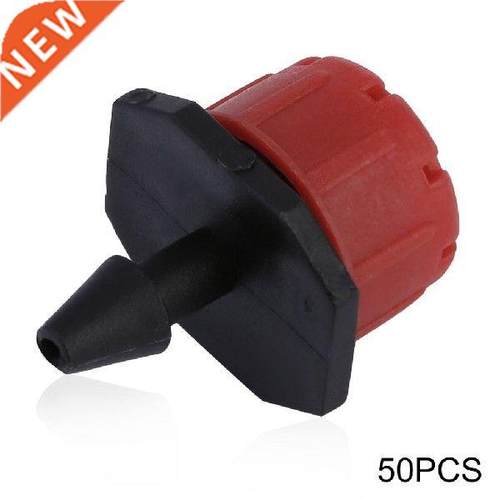50pcs Micro Flow Dripper Drip Head Adjustable Hose Garden