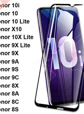 9D Full Protection Glass For Honor 10i 10 X10 Pro 9X 10X Lit