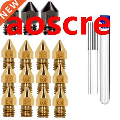 MK8 Nozzle 3D Printer Extruder Nozzles Hardened Steel, Brass