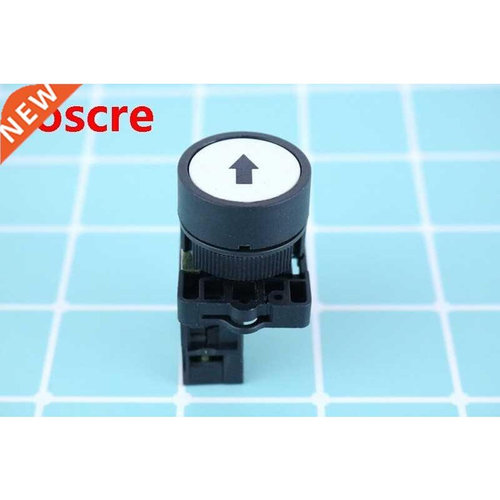 5PCS Marking self reset movable flat head button ZB2-BA3341