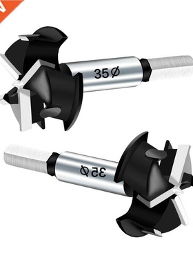 3 Flutes 35mm Carbide Tip Drill Bit Wood Auger Cutter Woodwo