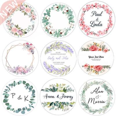 Custom Logo Wedding Birthday Party Sticker Personalized Desi