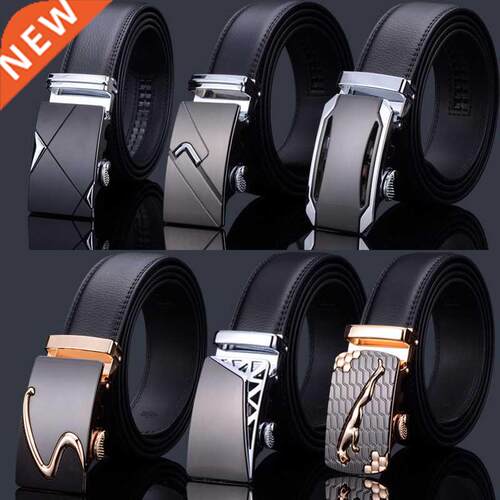 Business cowhide leisure belt rap Men's leather belt皮裤带