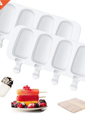 3D DIY Silicone Ice Cream Mold Handmade Ice Popsicle Mold