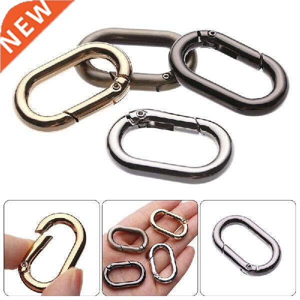 Openable Oval Ring Clip Buckle Bag Garment Belt Strap