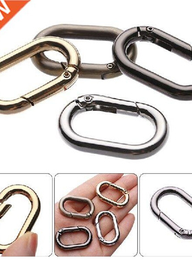 Openable Oval Ring Clip Buckle Bag Garment Belt Strap
