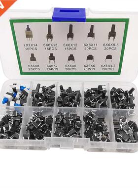 10 Type 6x6 Tact Switch Tactile Push Button Switch Kit Heigh