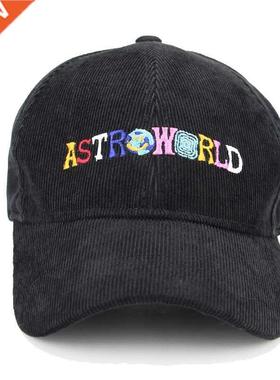 Unisex 100%Cotton Baseball Caps ASTROWORLD Letter Snapback H