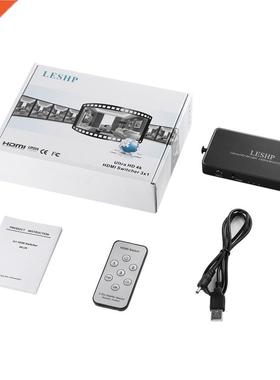 LESHP Portable Ultra HD HDMI 4Kx2K 3D Audio Video Splitter 1