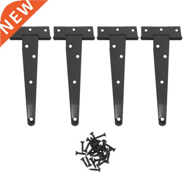 4 PCS 6 Inch Heavy Duty Door Hinges T-Strap Tee Shed Hinge G