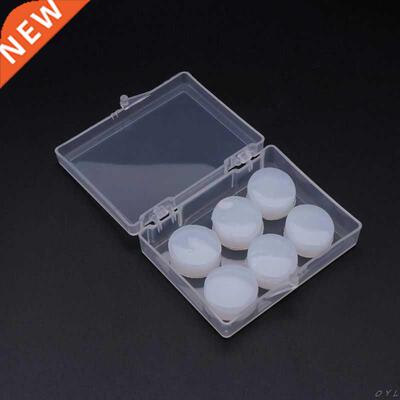 6PCS Earplugs Protective Ear Plugs Silicone Soft Waterproof