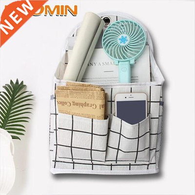 HOOMIN Hanging Wall Pouch Pocket Storage Bag Sundries