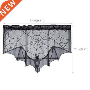Scary Black Bat 6.6 Fireplac Web 22.4inch Spider 1pcs Lace