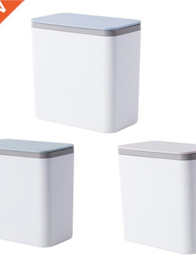 Small Garbage Can Little Tiny Waste Basket Compact Covered C