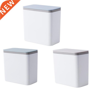 Small Garbage Can Little Tiny Waste Basket Compact Covered C