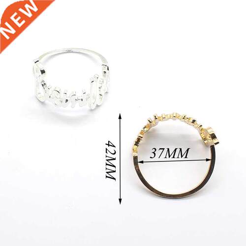 42MM Alloy Metal Napkin Rings for Wedding Table Decoration N