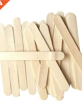 100pcs Natural Wood Craft Sticks Ice Cream Stick eco friendl
