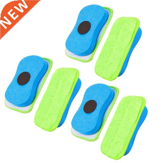 6Pcs Microfiber Dustless Chalk Eraser Magnetic Chalkboard Er