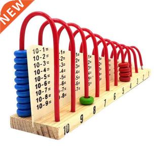 Abacus Counting Calculation Shelf Montessori Learn Math Toys