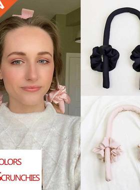 Lyrfac Slik Satin Heatless Hair Curler Headband for Women