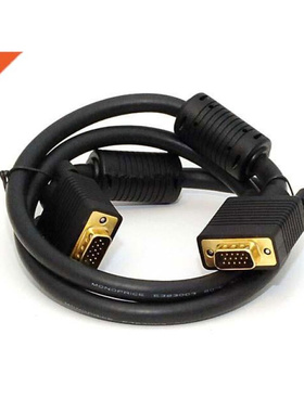 SVGA Super VGA M/M Monitor Cable w/ ferrites (Gold Plated) ,