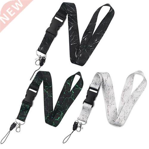 Mble Texture Pattern Long Mobile Phone Lanyd Keychain M