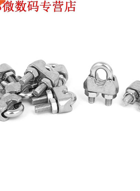 M6 1/4 Inch 304 U-vorm Bolt Zadel Klemmen Kabel Kabel Clips