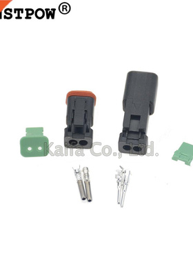 1sets Deutsch DT 2Pmale female Waterproof Electrical Wire Co