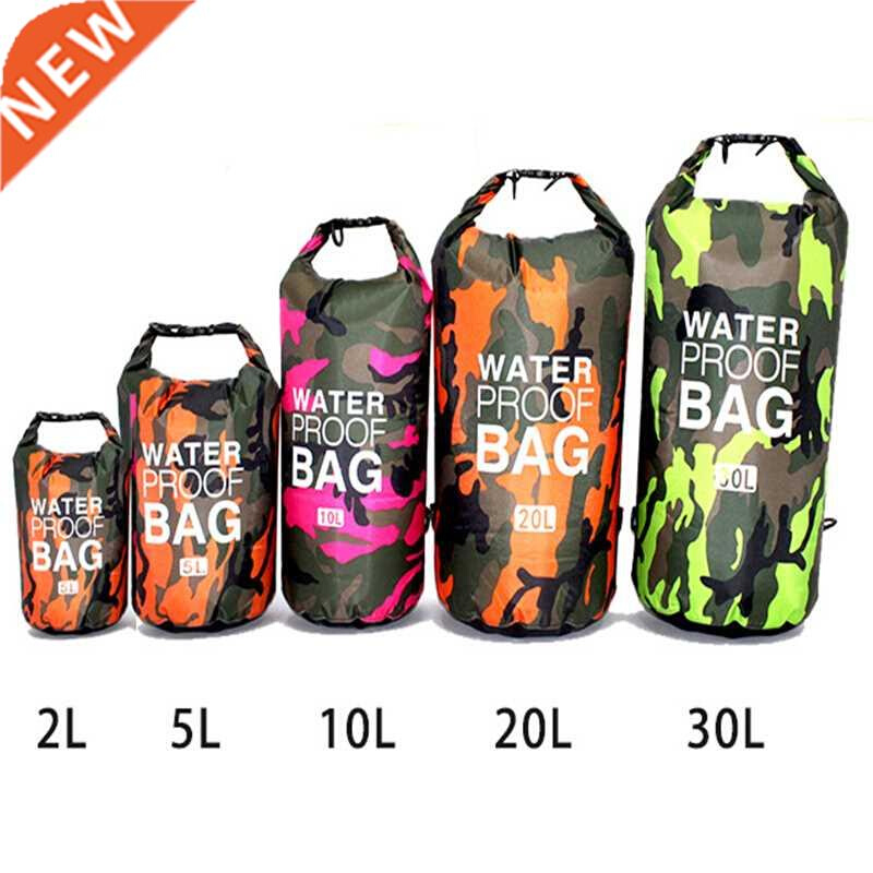bolsa estanca Mochila impermeable de camuflaje de PVC, bolsa